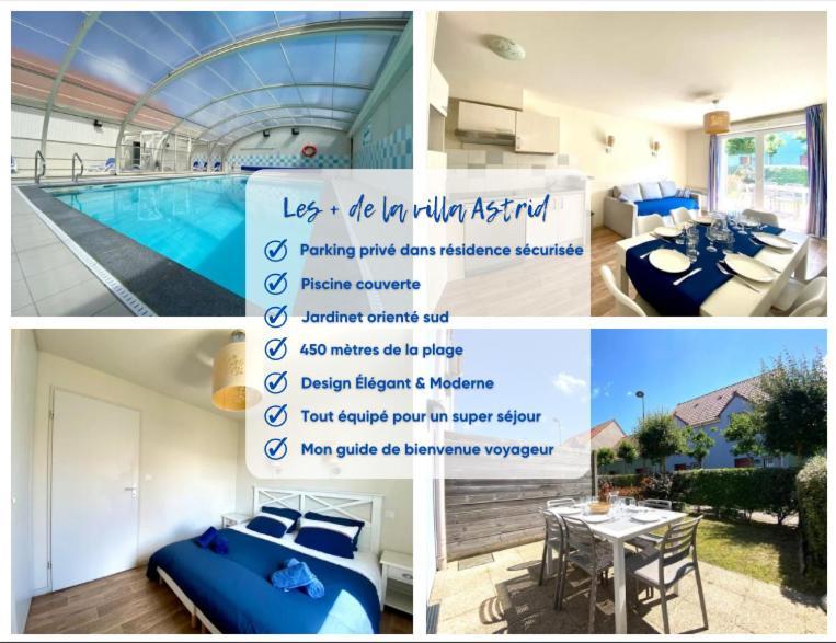 La Villa Astrid - 2 Chambres - Piscine - Mer - Parking Le Crotoy Esterno foto